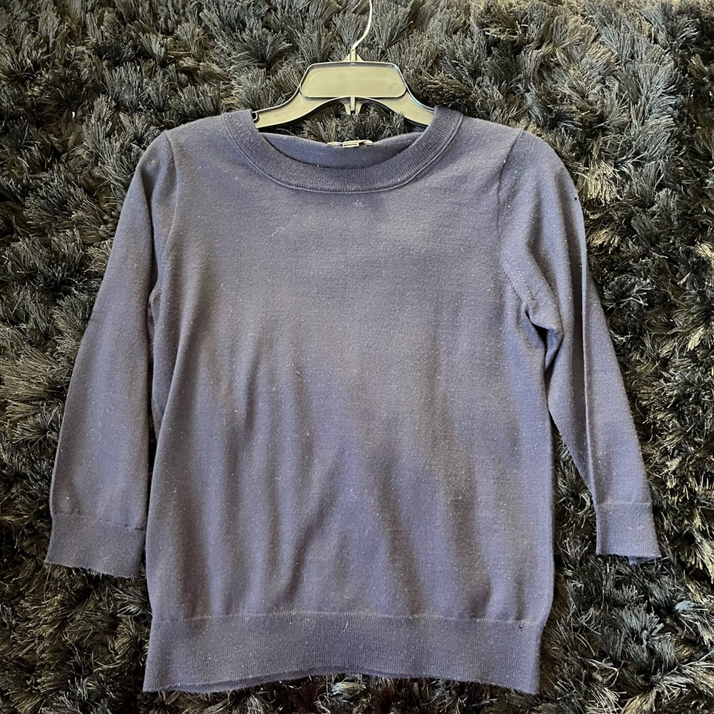JCREW BLUE SWEATER